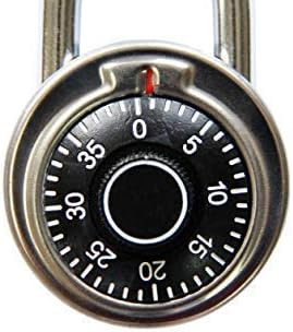 Locker Lock, 2 in Combination Lock, Black, 20 Pack