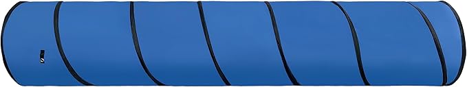 Dog Agility Tunnel, Dog Agility Equipment, Dog Agility Training with Carry Bag (Blue)