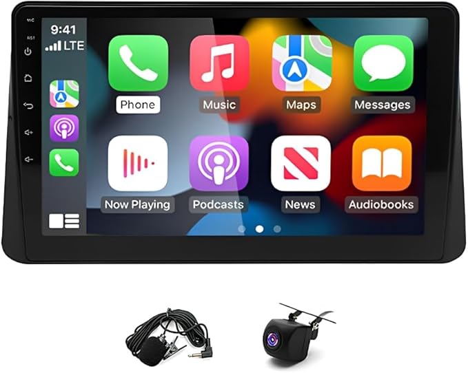 2+32G w/Android 13 Car Stereo Radio for Nissan Altima VI L34 2018-2021, 10" Double Din Car Audio Receiver Fit for w/carplay w/Android Auto WiFi GPS w/Bluetooth AHD Backup Camera Mic