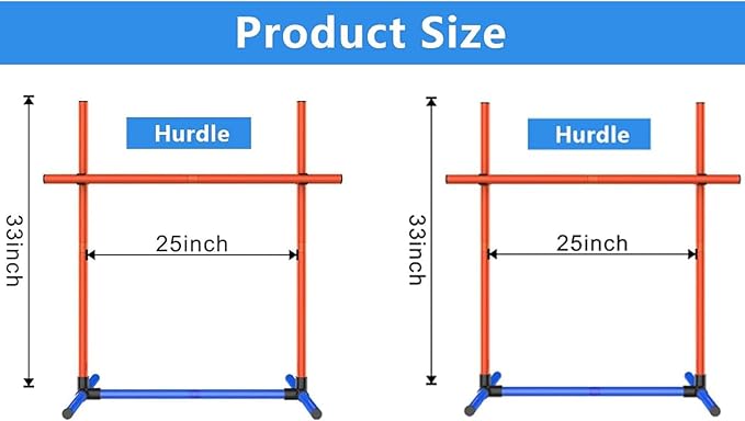 Dog Agility Equipment - Complete Dog Agility Course Backyard Set Including Tunnel & Obstacle Course, Professional Training Equipment for Dogs