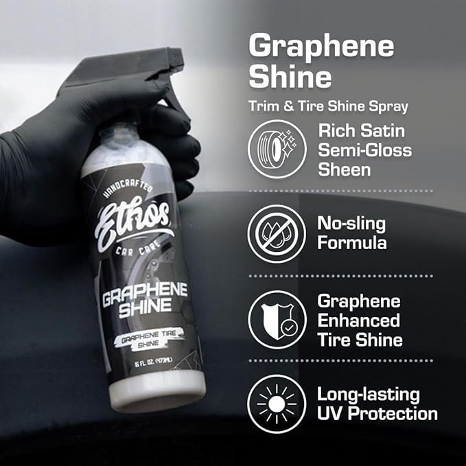 Ethos Handcrafted Car Care Graphene Shine Wheel & Tire Kit