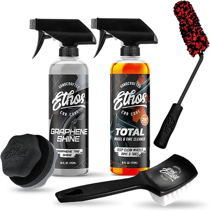 Ethos Handcrafted Car Care Graphene Shine Wheel & Tire Kit