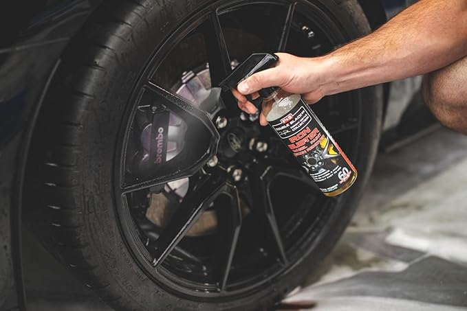 P & S Professional Detail Products Iron Buster Wheel & Paint Decon Remover - pH Balanced, Safe on Alloy, Chrome, Steel & Aluminum Wheels - 16 oz Spray