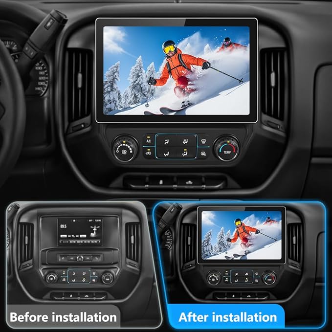13.1 inch Car Radio for Chevy Silverado GMC Sierra 2014-2018 with CarPlay Android Auto Bluetooth FM Radio Backup Camera