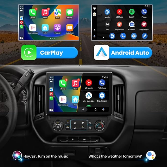 13.1 inch Car Radio for Chevy Silverado GMC Sierra 2014-2018 with CarPlay Android Auto Bluetooth FM Radio Backup Camera