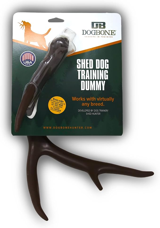 DogBone Shed Dog Training Dummy (Brown) | Dog Training Kit | Hunting Dog Accessories | Dog Training Tools | Dog Scent Training Kit | Scent Training for Dogs | Hunting Dog Toys