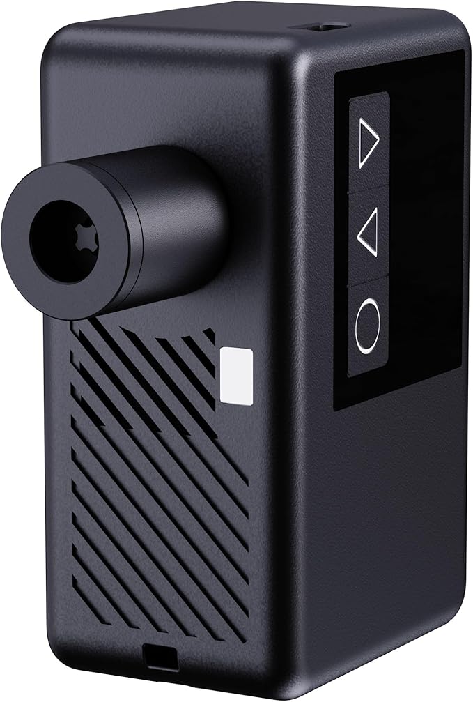 BL-01 Mini Cordless Tire Inflator, 120 PSI USB-C Rechargeable Brushless Air Pump with Digital Pressure Gauge and Auto Shut-Off for Bikes, Cars and Balls