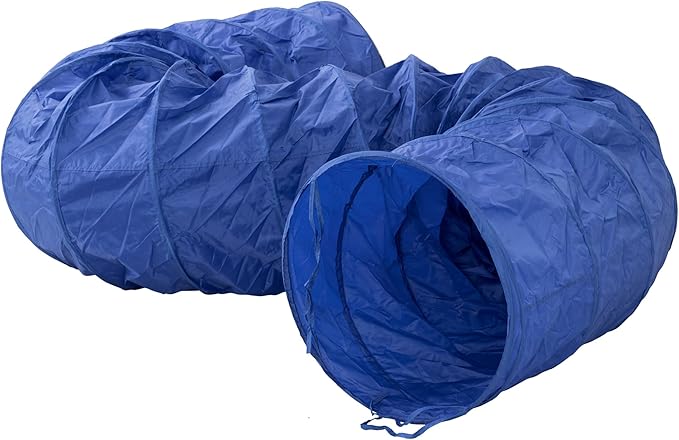 TRIXIE Dog Agility Tunnel– Dog Tunnel for Large Dogs Agility Training, Portable Dog Tunnel 196.9 in Long & 23.6 in Diameter, Dog Agility Equipment for Beginners & Advanced