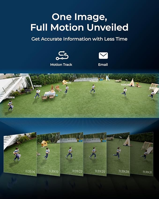 REOLINK Duo 3 PoE 16MP UHD Dual-Lens PoE Security Camera with 180° Panoramic View, Motion Track, F1.6 Color Night Vision, Person/Vehicle/Animal Detection, 2 Way Talk, Supports 24/7 Recording