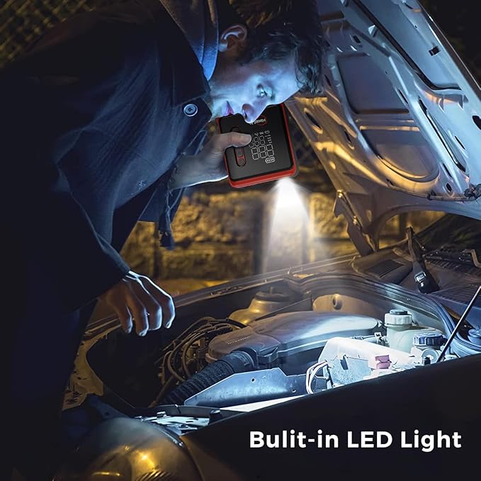 Tire Inflator Portable Air Compressor - KEEPUP 150 PSI Cordless Air Pump with Rechargeable Battery for Car Tires Ebike Motorcycles Bicycles Balls with Tire Gauge Pressure, Dual-Use Type