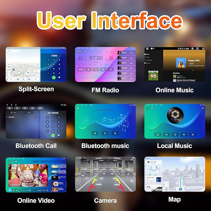2+32G w/Android 13 Car Stereo Radio for Nissan Altima VI L34 2018-2021, 10" Double Din Car Audio Receiver Fit for w/carplay w/Android Auto WiFi GPS w/Bluetooth AHD Backup Camera Mic