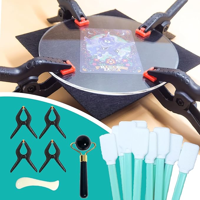 Luxiys 28 PCS Trading Card Cleaning Kit Sports Card Care Cleaning Kit Care Accessory Pack