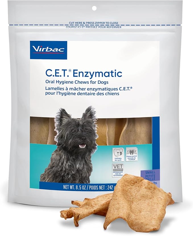 C.E.T. Oral Hygiene Chews for Dogs (Small / 30 count)
