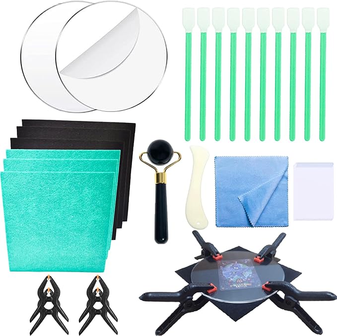 Luxiys 28 PCS Trading Card Cleaning Kit Sports Card Care Cleaning Kit Care Accessory Pack