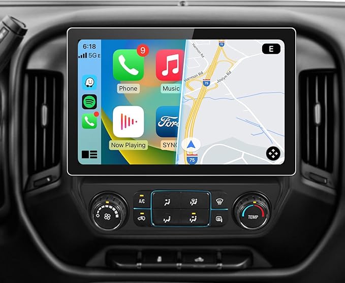 13.1 inch Car Radio for Chevy Silverado GMC Sierra 2014-2018 with CarPlay Android Auto Bluetooth FM Radio Backup Camera