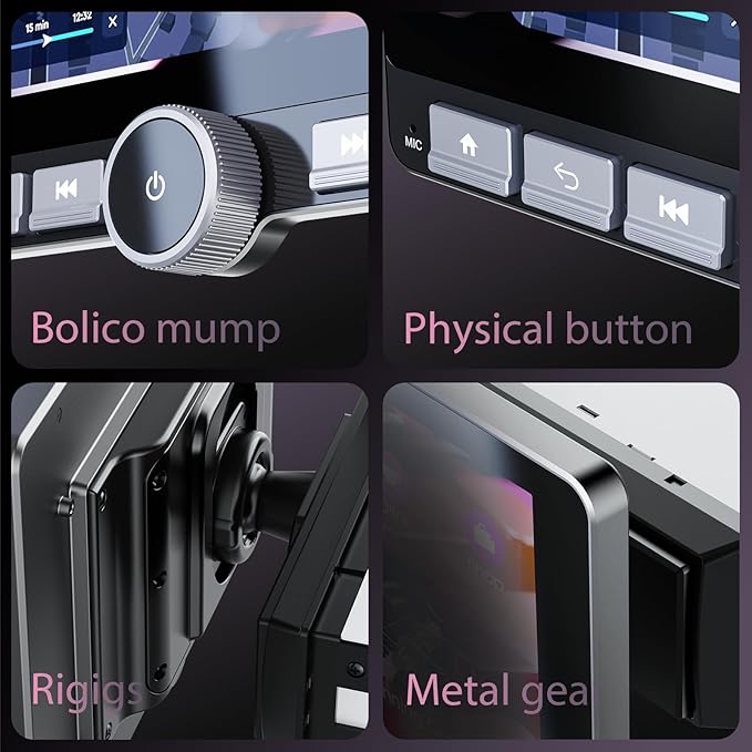 10.1" 360° Rotatable Touchscreen Car Stereo with Wireless Apple CarPlay & Android Auto, Features GPS Navigation, DSP Hi-Fi Sound, Voice Control, Backup Camera,1080P Support & APK Management