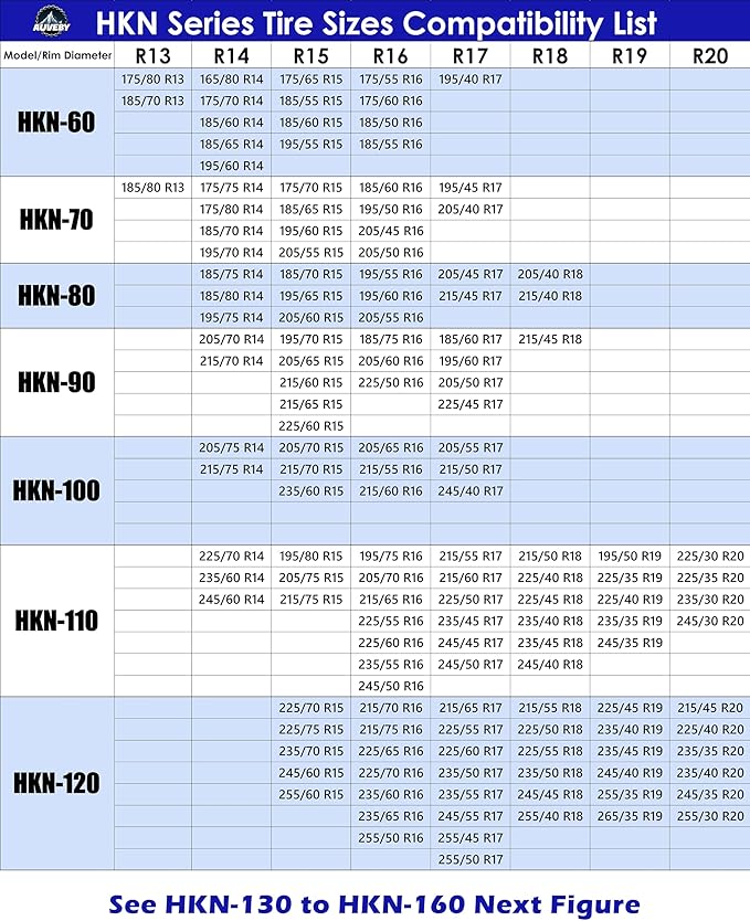 Snow-Chains Auto Fixing 1 Min Quick Fit Easy Installation Tire-Chains, Portable Reusable Universal Emergency Tire Traction Chain for Passenger Car, Pickup Trucks and SUV - Set of 2 (HKN-160)