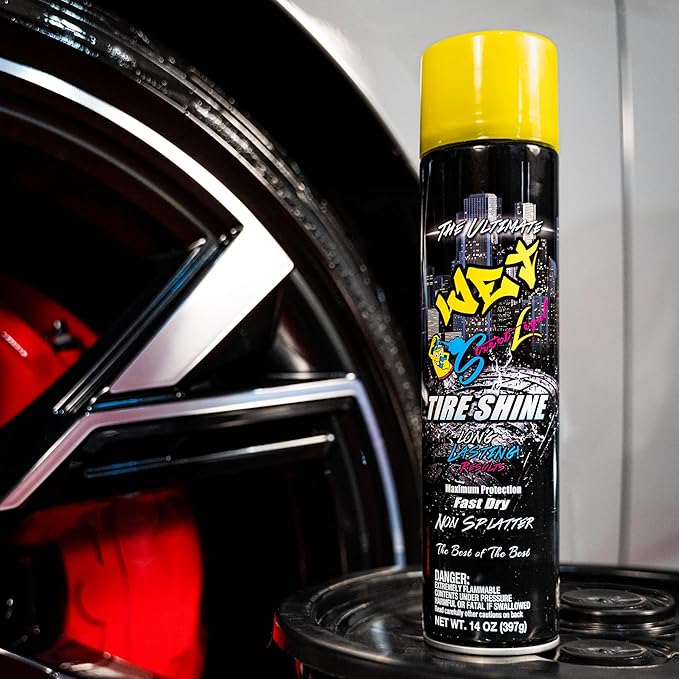 Street Legal The Ultimate Wet Tire Shine 14 oz Spray 4 Cans