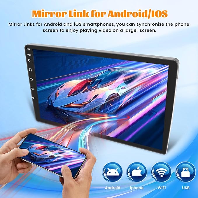 [DSP] Car Radio for Subaru Forester Impreza WRX STI 2008-2012 with Wireless Carplay/Android Auto, 9 Inch Android 13 Touch Screen for Forester Stereo, Bluetooth, GPS Navigation, 5GHz WiFi