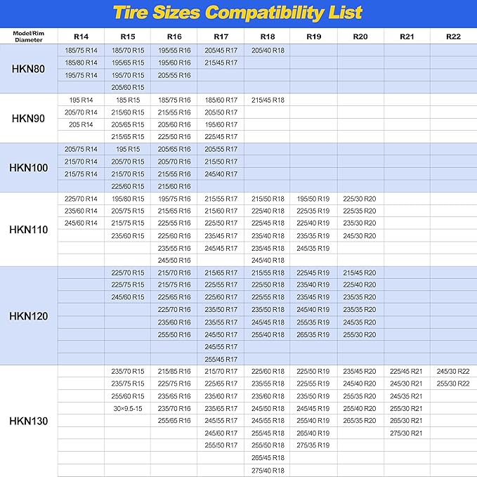 Auto Tightening Snow Chains Tire Chains For Cars Suv Pickup Trucks - Auto Tightening 1 Min Quick Fit AND Easy Installation, Reusable Universal Emergency Traction Snow Chains - Set of 2（HKN110）