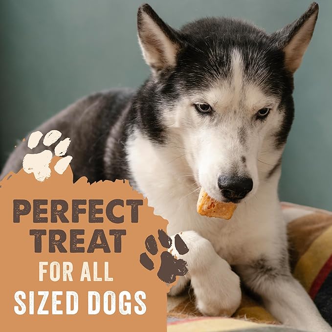 Mighty Paw Yak Cheese Puffs for Dogs - All-Natural Pet Treats for All Sized Breeds - Odorless Limited-Ingredient Chews for Puppies & Power-Chewers - Rich in Protein and Calcium - Easy to Chew (12 oz.)