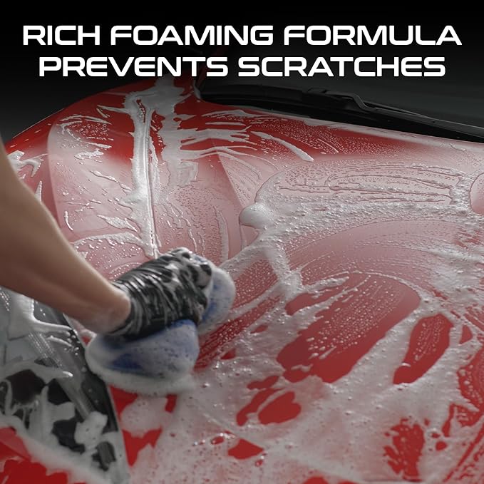 Formula 1 Complete Car Detailing Kit - Clean & Protect Every Surface, Includes Car Wash and Wax, Wheel Cleaner, Interior Spray and Microfiber Towel (5 Piece Bundle)