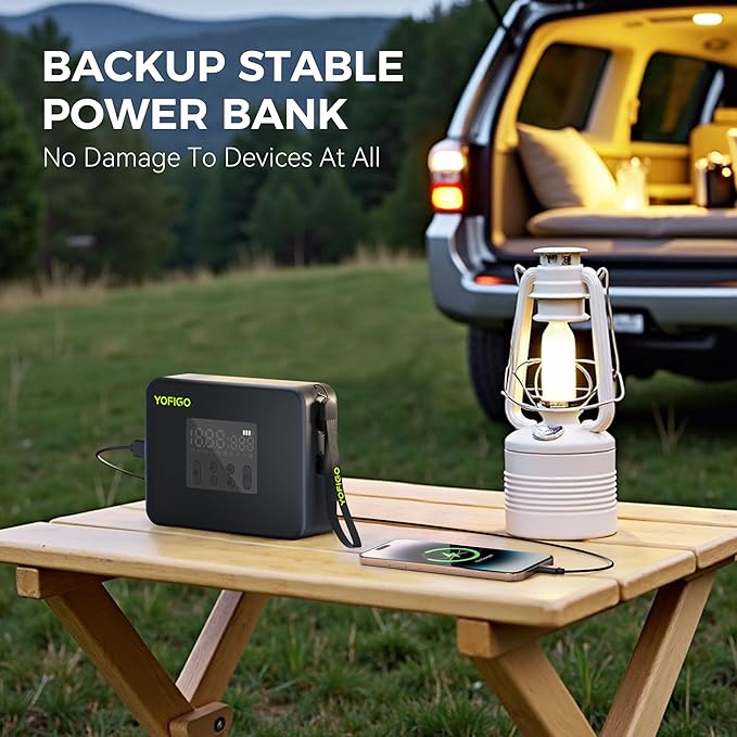 Tire Inflator Portable Air Compressor,160PSI Dual Power Electric Air Pump for Tire, Air Inflator in Auto Shut-Off, Digital Pressure Gauge Display for Truck, Cars, Motorcycles, Bikes & Balls