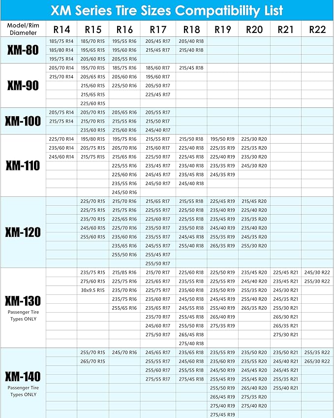 Snow-Chains Auto Fixing 1 Min Quick Fit Easy Installation Tire-Chains, Christmas Gifts for Safety, Universal Emergency Tire Traction Chain for Passenger Car and SUV - Set of 2 (XM-140)