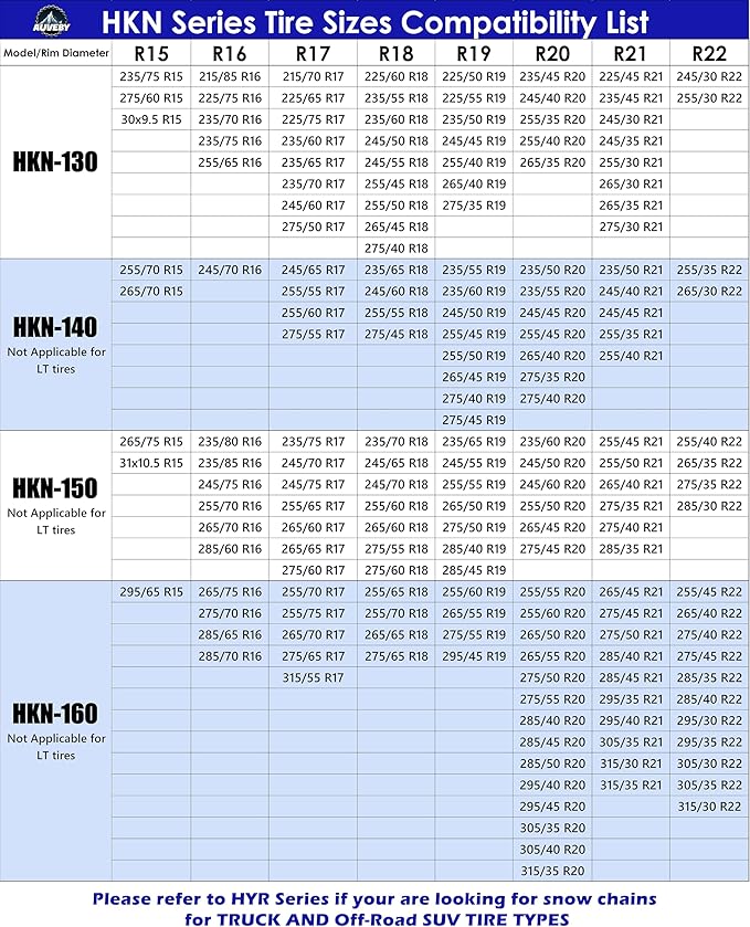 Snow-Chains Auto Fixing 1 Min Quick Fit Easy Installation Tire-Chains, Portable Reusable Universal Emergency Tire Traction Chain for Passenger Car, Pickup Trucks and SUV - Set of 2