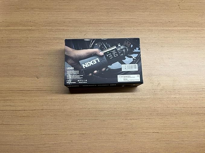 LEXIN P4 Tire Inflator Portable Air Compressor, 150PSI Electric Air Pump for Car Tires, w/Pressure Gauge&LED Light, 4000mAh Cordless Smart Pump for Car/Motorcycle/Bike/Bicycle/Scooter/Ball/Inflatable