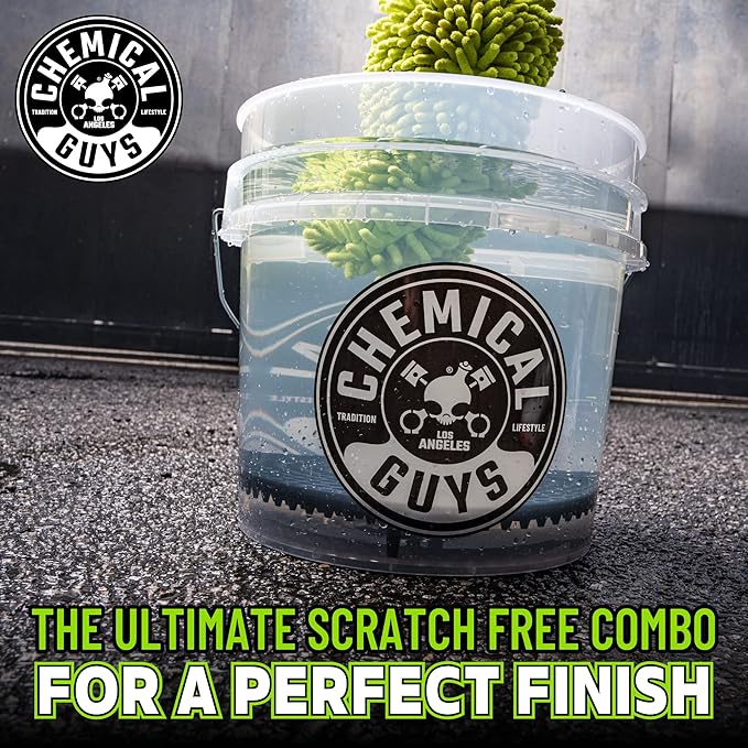 Chemical Guys 10-Piece Arsenal Builder Car Wash Kit with Foam Gun, Bucket, and 3 - 16 fl oz Car Care Products & Chemicals - Works with Garden Hose for Trucks, SUVs, Motorcycles, and More