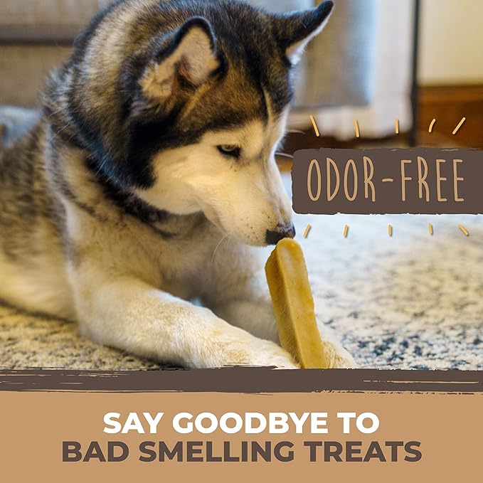 Mighty Paw Yak Cheese Chews for Dogs | All-Natural Long Lasting Pet Treats. Odorless and Great for Oral Health. Limited-Ingredient Chews for Puppies & Power-Chewers (Monster, 1 Pack)